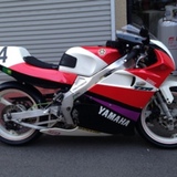 TZR250後方排気
